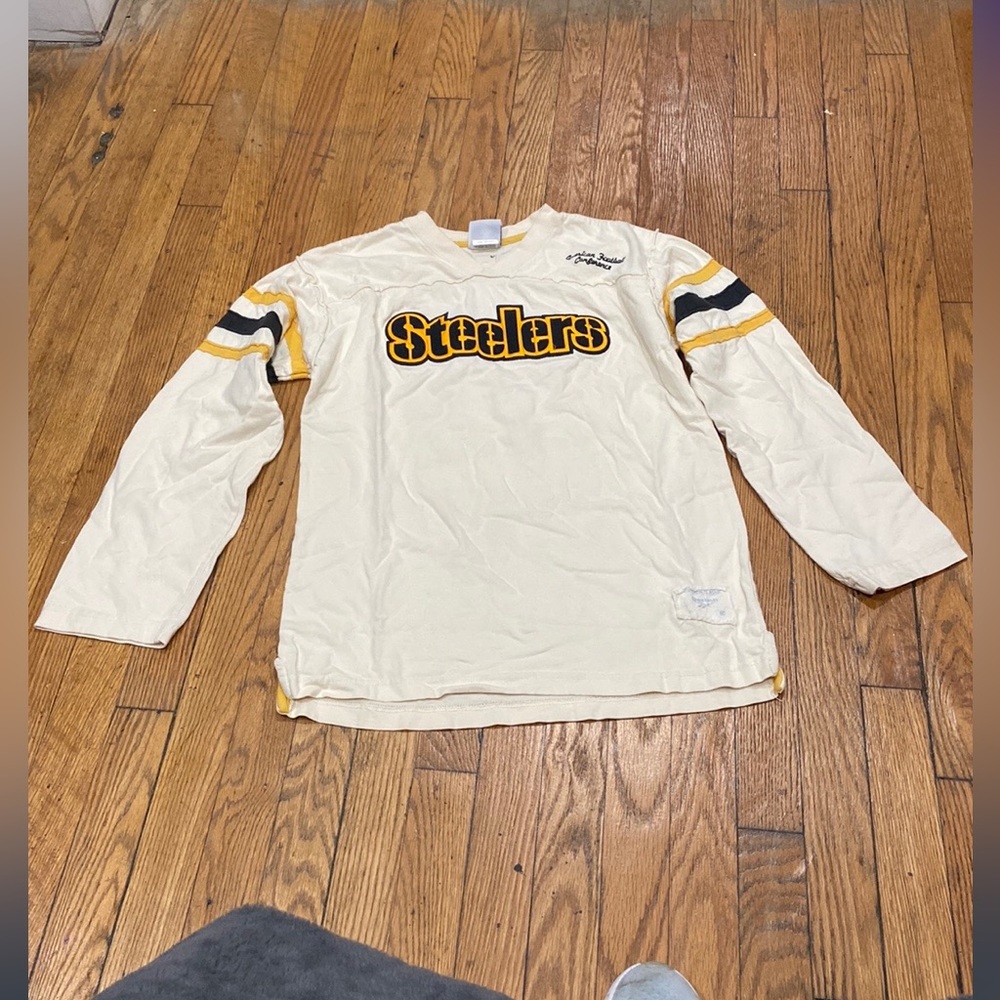 Reebok Vintage collection Steelers top sz L 14/16
